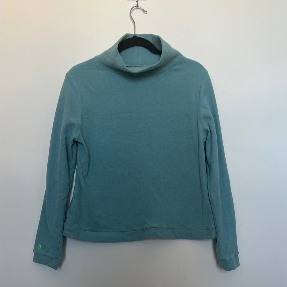 Dudley Stephens Cowl Neck Sweater in Teal
